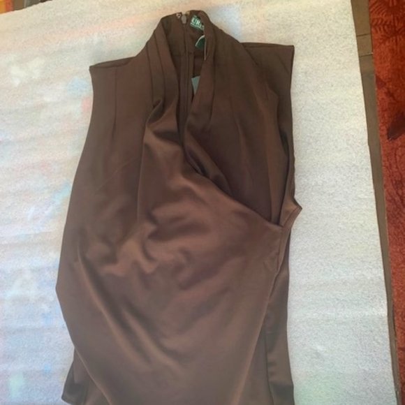 Ralph Lauren Layering Vest XL Chocolate Brown - Picture 4 of 8